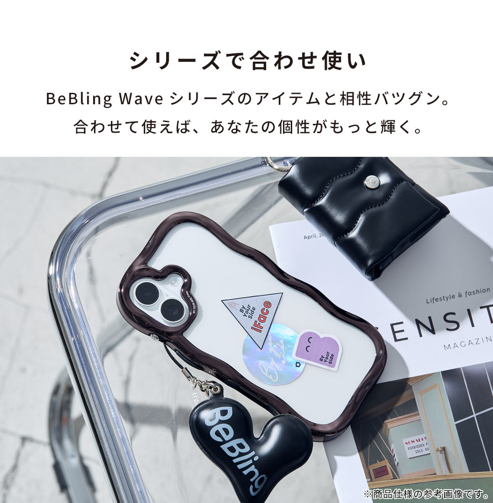 iPhone 17/16/15/14/13専用]iFace BeBling Waveクリアケース