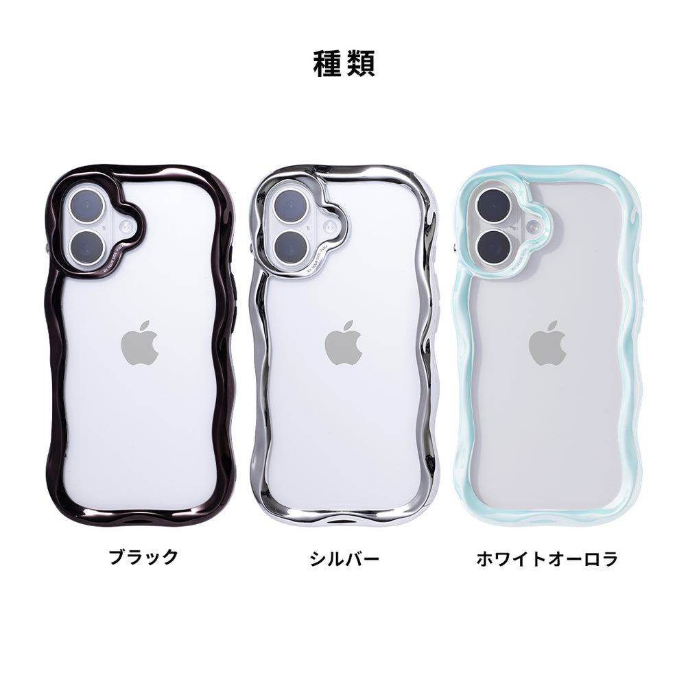 iPhone 17/16/15/14/13専用]iFace BeBling Waveクリアケース