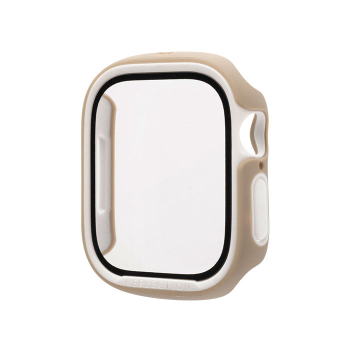 [Apple Watch Series 11/10(42mm/46mm)/9/8/7(41mm/45mm)/SE(第3/2/1世代)/6/5/4(40mm/44mm)専用]iFace Reflection強化ガラス一体型ケース