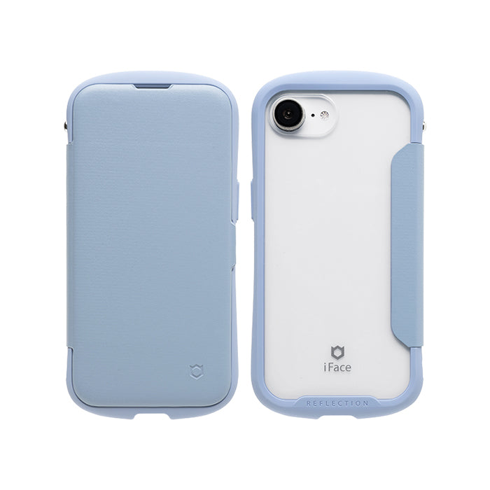 [iPhone 17/17 Pro/16/16 Pro/16e/15/14/13専用]iFace Reflection ダイアリー ポリカーボネート クリアケース