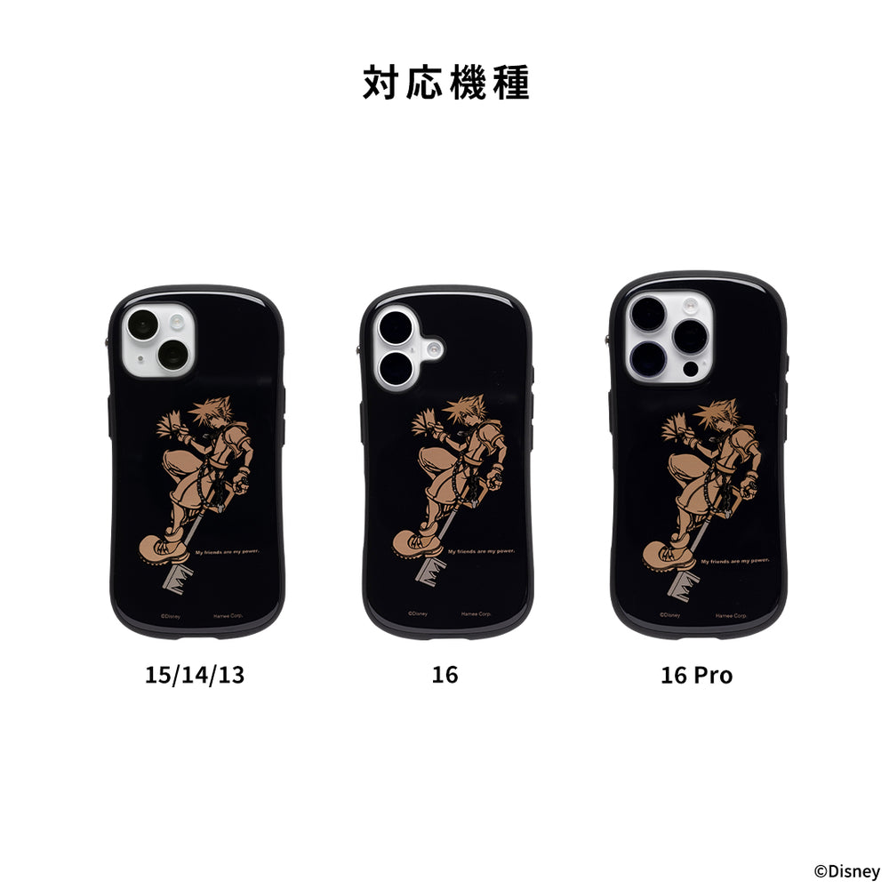 キングダム ハーツ iFace iPhone 16 Pro モノグラム iPhone 16/16 Pro/15/14/13専用]ディズニーキャラクター