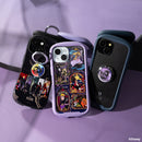 [iPhone 15/14/13/SE(第3/第2)/8/7専用]ディズニーキャラクター iFace 背面クリアケース用インナーシート(ステンドグラス/ヴィランズ)