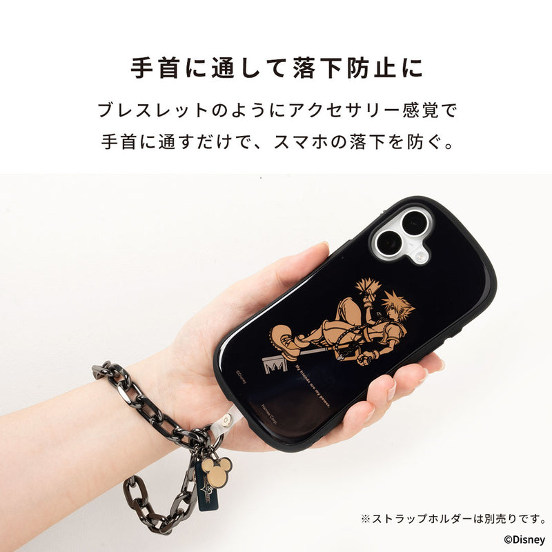 ディズニーキャラクター/キングダム ハーツ iFace ハンドストラップ(チェーン/ミッキーマウスアイコン)