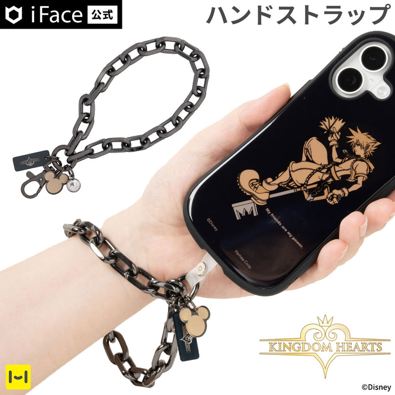 ディズニーキャラクター/キングダム ハーツ iFace ハンドストラップ(チェーン/ミッキーマウスアイコン)