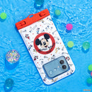 [各種スマートフォン対応]ディズニーキャラクター/DIVAID フローティング防水ケース ワイドサイズ ショルダーストラップ