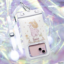 [各種スマートフォン対応]ディズニーキャラクター/DIVAID フローティング防水ケース ワイドサイズ ショルダーストラップ