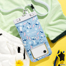 [各種スマートフォン対応]ディズニーキャラクター/DIVAID フローティング防水ケース ワイドサイズ ショルダーストラップ