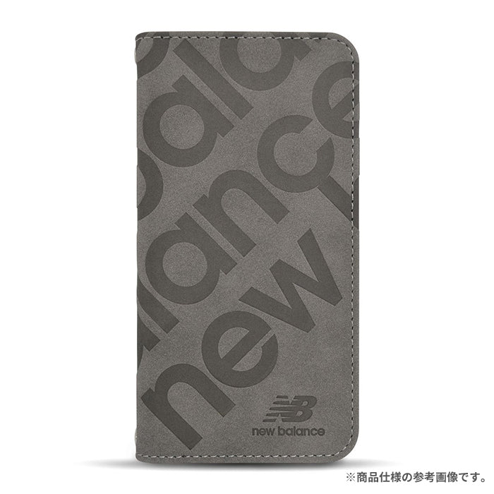 [iPhone 16/16 Pro/16 Pro Max専用]New Balance/ニューバランス スエード手帳型ケース スタンプロゴ