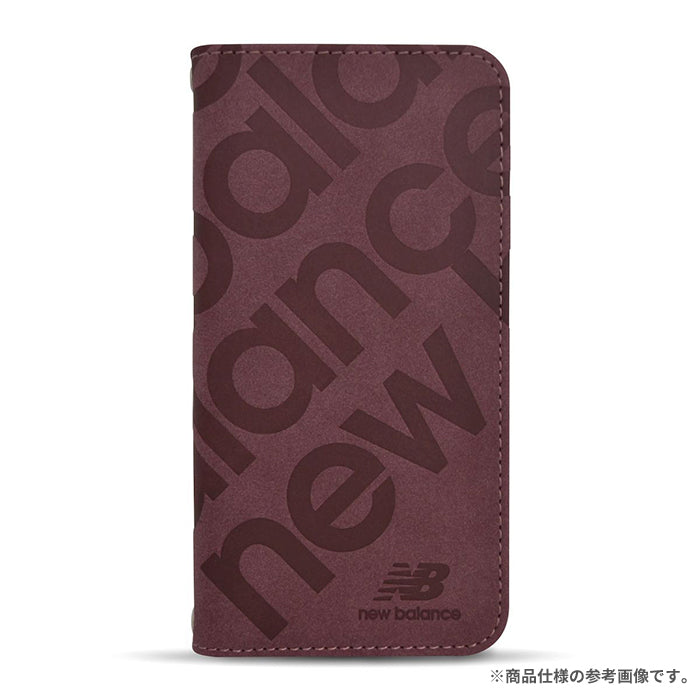 [iPhone 16/16 Pro/16 Pro Max専用]New Balance/ニューバランス スエード手帳型ケース スタンプロゴ