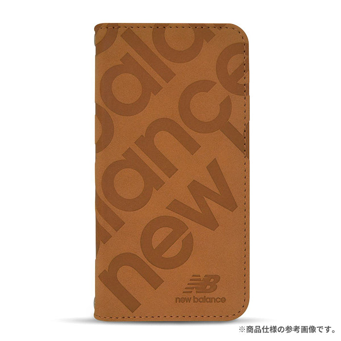 [iPhone 16/16 Pro/16 Pro Max専用]New Balance/ニューバランス スエード手帳型ケース スタンプロゴ
