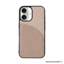 [iPhone 16/16 Pro専用]nano universe ナノユニバース カードポケット付バイカラーレザーケース