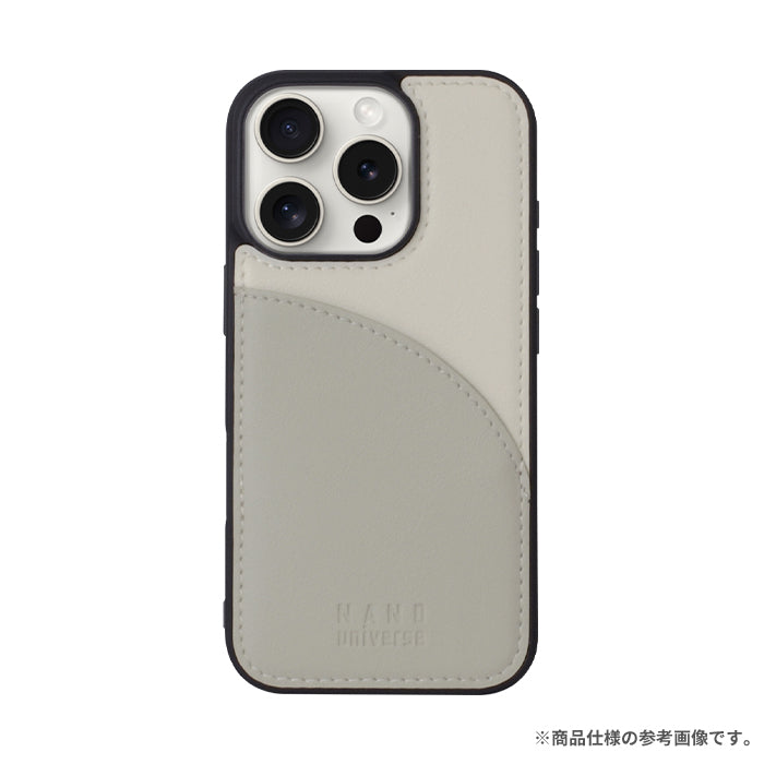 iPhone 16/16 Pro専用]nano universe ナノユニバース カードポケット付