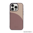 [iPhone 16/16 Pro専用]nano universe ナノユニバース カードポケット付バイカラーレザーケース