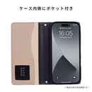 [iPhone 16/16 Pro専用]nano universe ナノユニバース バイカラー手帳型ケース