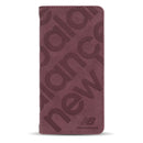 [Google Pixel 9a専用]New Balance/ニューバランス スエード手帳型ケース スタンプロゴ