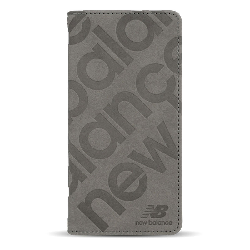 [Google Pixel 9a専用]New Balance/ニューバランス スエード手帳型ケース スタンプロゴ