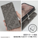 [Google Pixel 9a専用]New Balance/ニューバランス スエード手帳型ケース スタンプロゴ