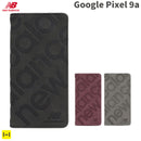 [Google Pixel 9a専用]New Balance/ニューバランス スエード手帳型ケース スタンプロゴ