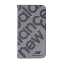 [iPhone 17/17 Pro/Air専用]New Balance/ニューバランス スエード手帳型ケース スタンプロゴ