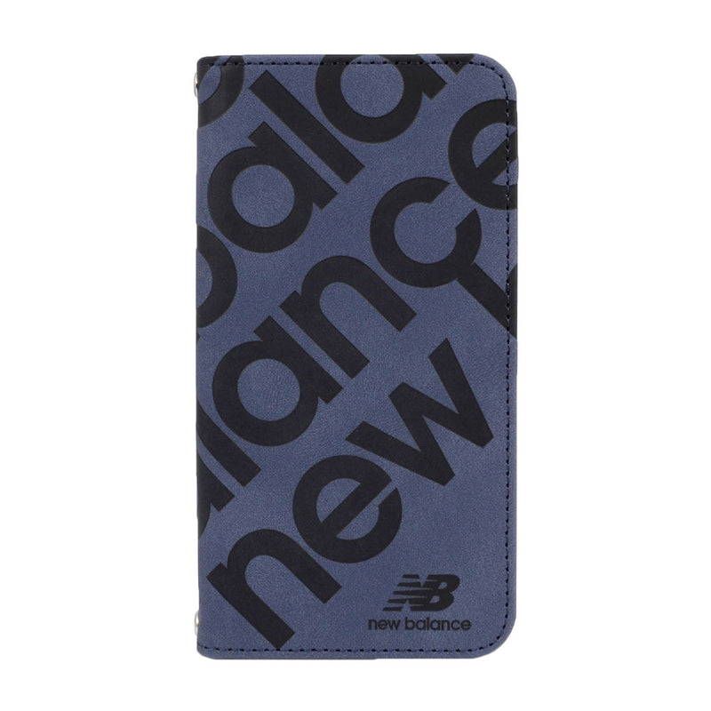 [iPhone 17/17 Pro/Air専用]New Balance/ニューバランス スエード手帳型ケース スタンプロゴ