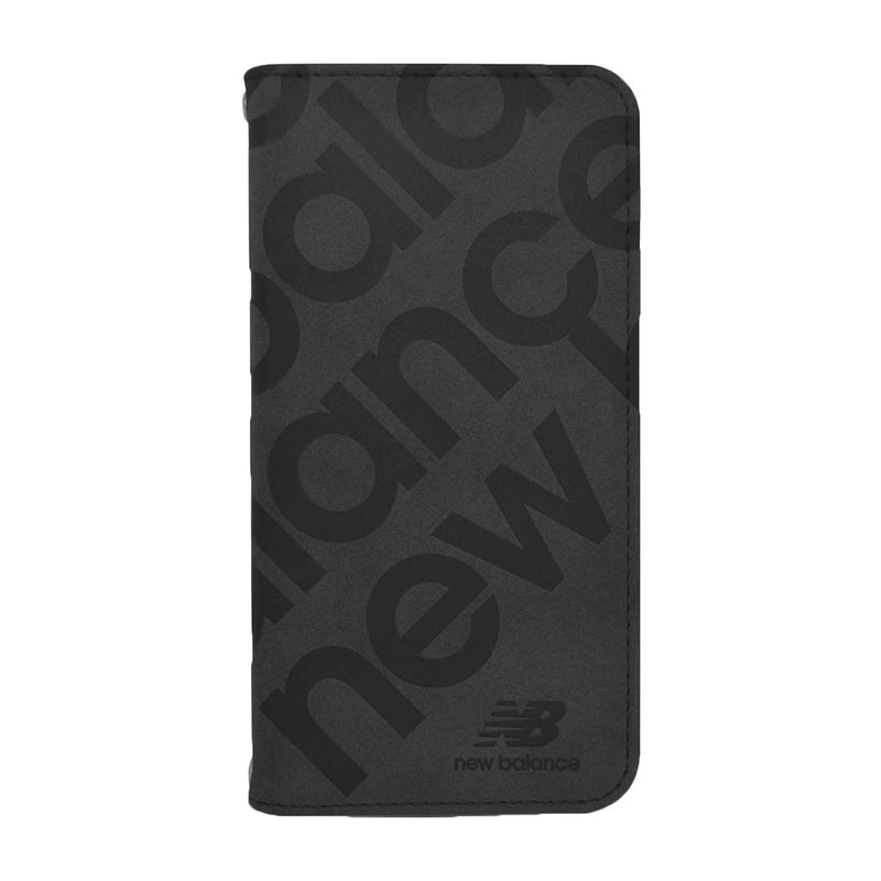 [iPhone 17/17 Pro/Air専用]New Balance/ニューバランス スエード手帳型ケース スタンプロゴ