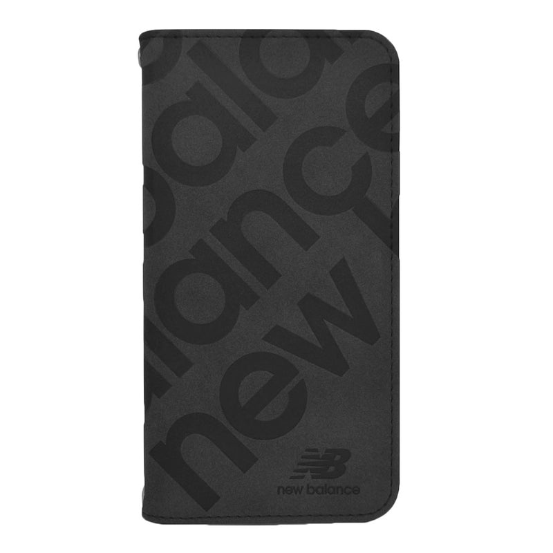 [iPhone 17/17 Pro/Air専用]New Balance/ニューバランス スエード手帳型ケース スタンプロゴ