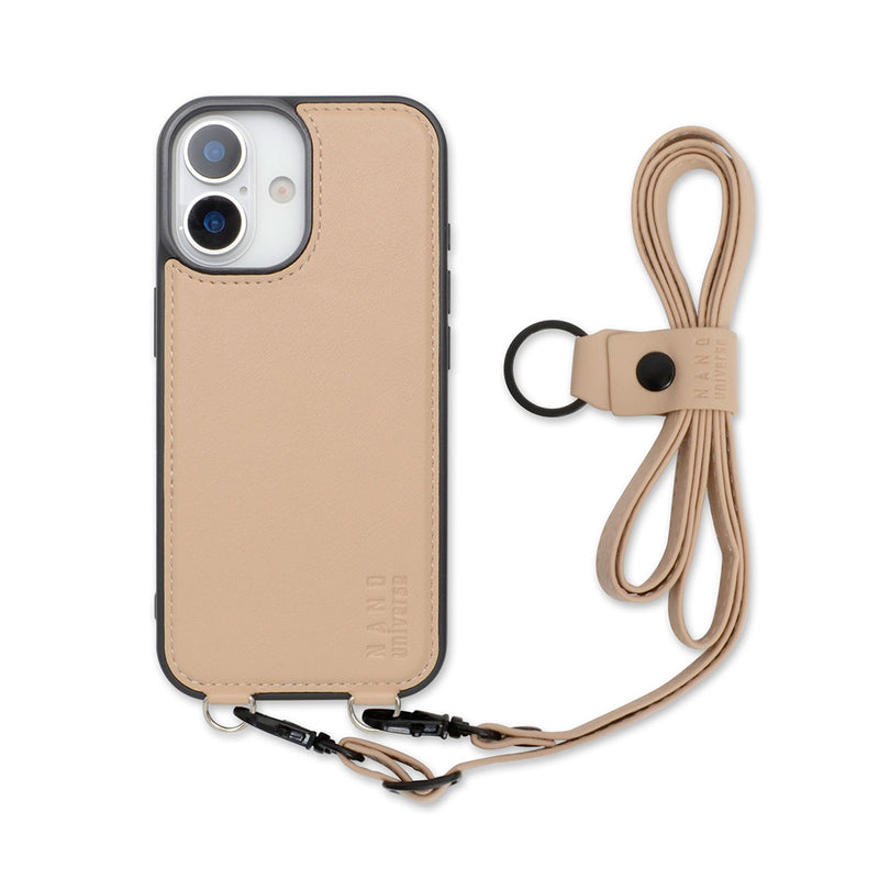 [iPhone 17専用]NANO universe ナノユニバース MagSafe対応 ショルダーストラップ付きケース