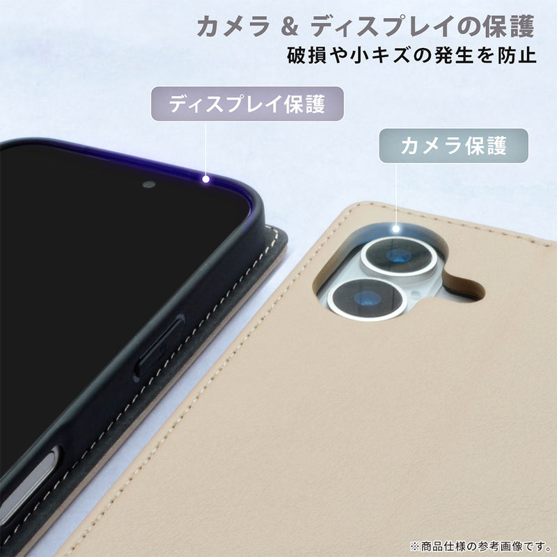 [iPhone 17/17 Pro専用]NANO universe ナノユニバース 手帳型ケース(ロゴ)