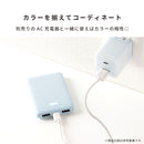 Melia 超薄型モバイルバッテリー5000ｍAh 3台同時充電対応