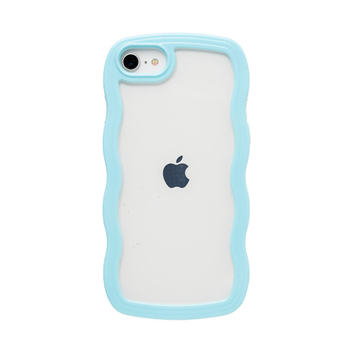[iPhone 17/17 Pro/16/16 Pro/15/15 Pro/14/14 Pro/13/13 Pro/12/12 Pro/SE(第3/第2世代)/8/7専用]ULTRA FINE Wavy Frame iPhoneケース