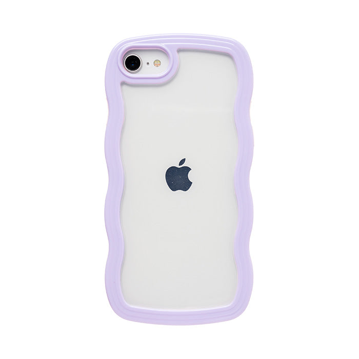 [iPhone 17/17 Pro/16/16 Pro/15/15 Pro/14/14 Pro/13/13 Pro/12/12 Pro/SE(第3/第2世代)/8/7専用]ULTRA FINE Wavy Frame iPhoneケース