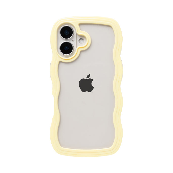 [iPhone 17/17 Pro/16/16 Pro/15/15 Pro/14/14 Pro/13/13 Pro/12/12 Pro/SE(第3/第2世代)/8/7専用]ULTRA FINE Wavy Frame iPhoneケース