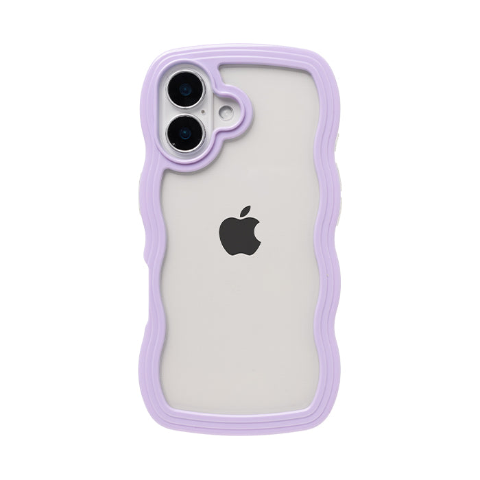 [iPhone 17/17 Pro/16/16 Pro/15/15 Pro/14/14 Pro/13/13 Pro/12/12 Pro/SE(第3/第2世代)/8/7専用]ULTRA FINE Wavy Frame iPhoneケース