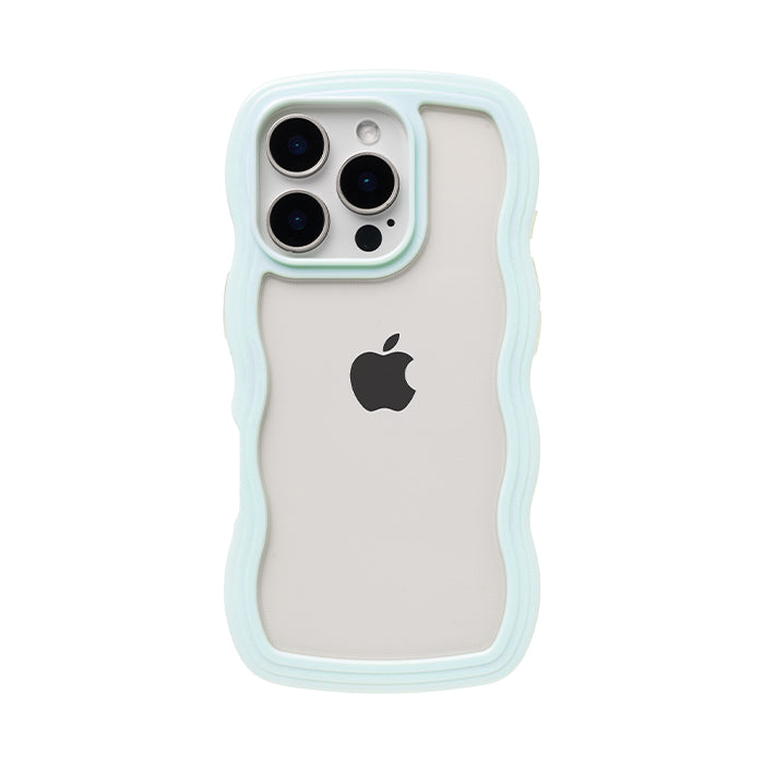 [iPhone 17/17 Pro/16/16 Pro/15/15 Pro/14/14 Pro/13/13 Pro/12/12 Pro/SE(第3/第2世代)/8/7専用]ULTRA FINE Wavy Frame iPhoneケース