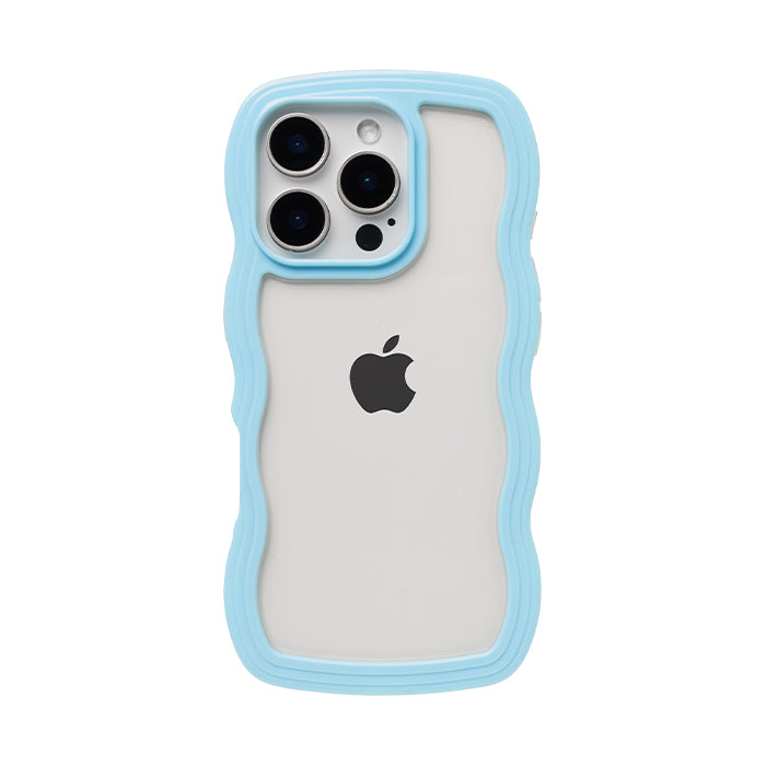 [iPhone 17/17 Pro/16/16 Pro/15/15 Pro/14/14 Pro/13/13 Pro/12/12 Pro/SE(第3/第2世代)/8/7専用]ULTRA FINE Wavy Frame iPhoneケース