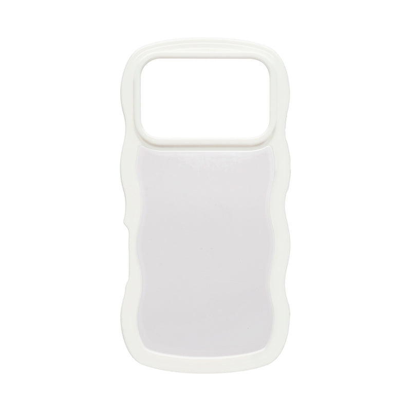 [iPhone 17/17 Pro/16/16 Pro/15/15 Pro/14/14 Pro/13/13 Pro/12/12 Pro/SE(第3/第2世代)/8/7専用]ULTRA FINE Wavy Frame iPhoneケース