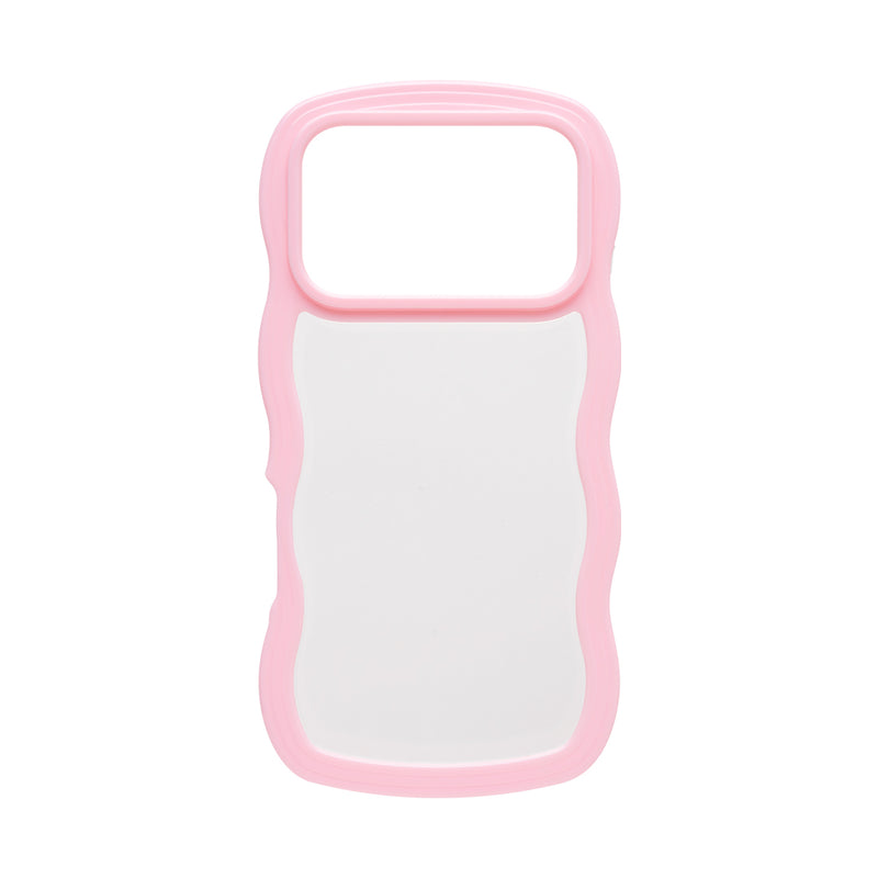 [iPhone 17/17 Pro/16/16 Pro/15/15 Pro/14/14 Pro/13/13 Pro/12/12 Pro/SE(第3/第2世代)/8/7専用]ULTRA FINE Wavy Frame iPhoneケース