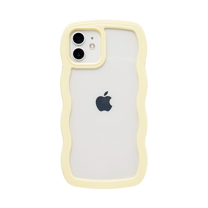 [iPhone 17/17 Pro/16/16 Pro/15/15 Pro/14/14 Pro/13/13 Pro/12/12 Pro/SE(第3/第2世代)/8/7専用]ULTRA FINE Wavy Frame iPhoneケース
