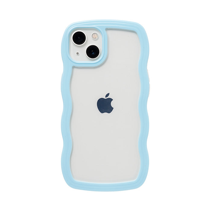 [iPhone 17/17 Pro/16/16 Pro/15/15 Pro/14/14 Pro/13/13 Pro/12/12 Pro/SE(第3/第2世代)/8/7専用]ULTRA FINE Wavy Frame iPhoneケース