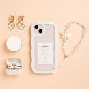 [iPhone 17/17 Pro/16/16 Pro/15/15 Pro/14/14 Pro/13/13 Pro/12/12 Pro/SE(第3/第2世代)/8/7専用]ULTRA FINE Wavy Frame iPhoneケース