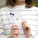 [iPhone 17/17 Pro/16/16 Pro/15/15 Pro/14/14 Pro/13/13 Pro/12/12 Pro/SE(第3/第2世代)/8/7専用]ULTRA FINE Wavy Frame iPhoneケース