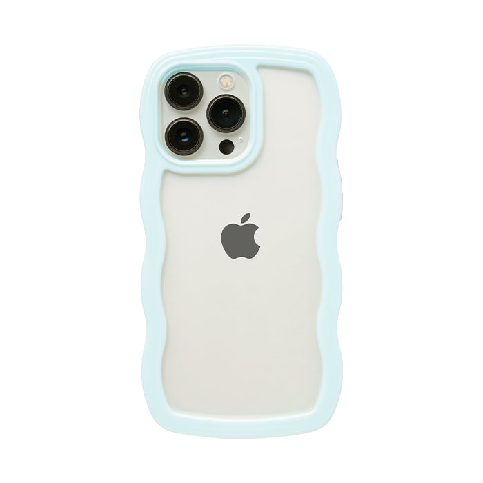 [iPhone 17/17 Pro/16/16 Pro/15/15 Pro/14/14 Pro/13/13 Pro/12/12 Pro/SE(第3/第2世代)/8/7専用]ULTRA FINE Wavy Frame iPhoneケース