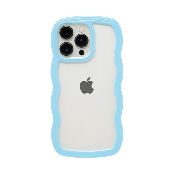 [iPhone 17/17 Pro/16/16 Pro/15/15 Pro/14/14 Pro/13/13 Pro/12/12 Pro/SE(第3/第2世代)/8/7専用]ULTRA FINE Wavy Frame iPhoneケース