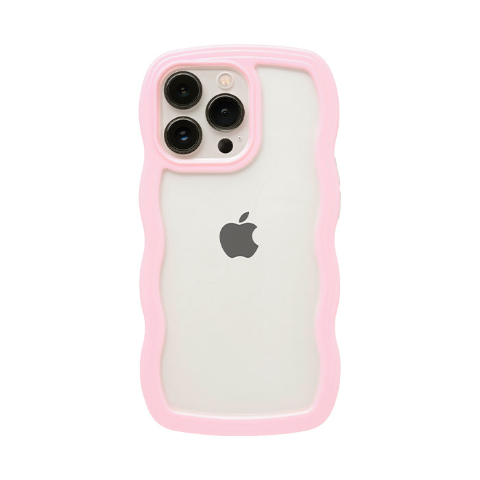 [iPhone 17/17 Pro/16/16 Pro/15/15 Pro/14/14 Pro/13/13 Pro/12/12 Pro/SE(第3/第2世代)/8/7専用]ULTRA FINE Wavy Frame iPhoneケース
