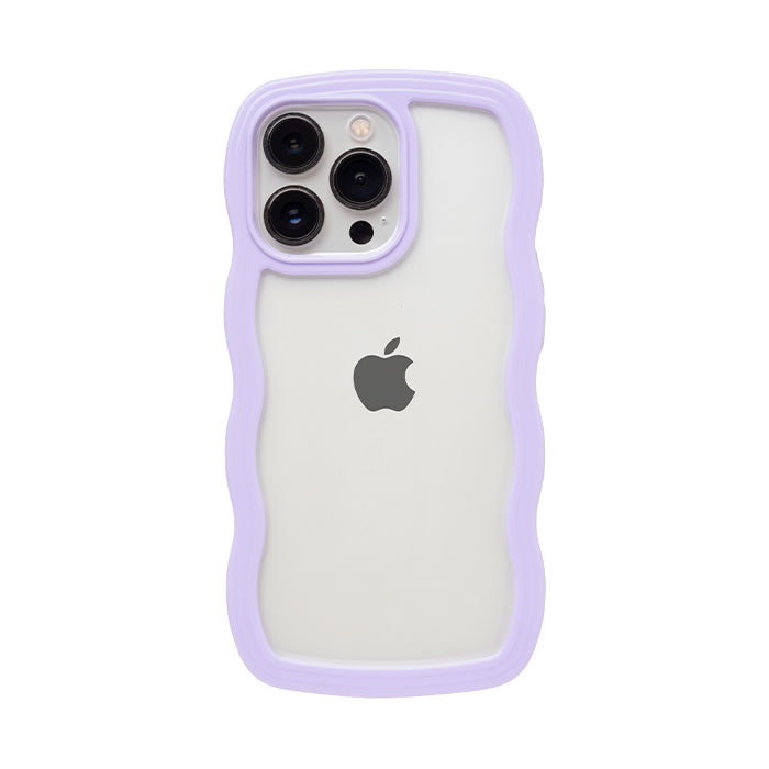 [iPhone 17/17 Pro/16/16 Pro/15/15 Pro/14/14 Pro/13/13 Pro/12/12 Pro/SE(第3/第2世代)/8/7専用]ULTRA FINE Wavy Frame iPhoneケース