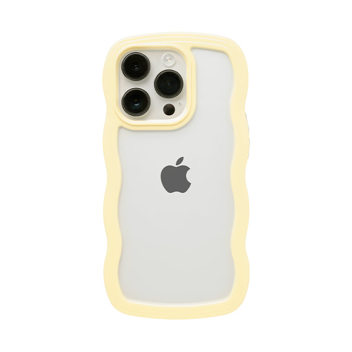 [iPhone 17/17 Pro/16/16 Pro/15/15 Pro/14/14 Pro/13/13 Pro/12/12 Pro/SE(第3/第2世代)/8/7専用]ULTRA FINE Wavy Frame iPhoneケース