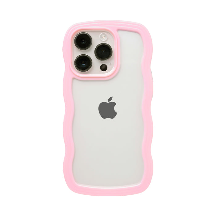 [iPhone 17/17 Pro/16/16 Pro/15/15 Pro/14/14 Pro/13/13 Pro/12/12 Pro/SE(第3/第2世代)/8/7専用]ULTRA FINE Wavy Frame iPhoneケース