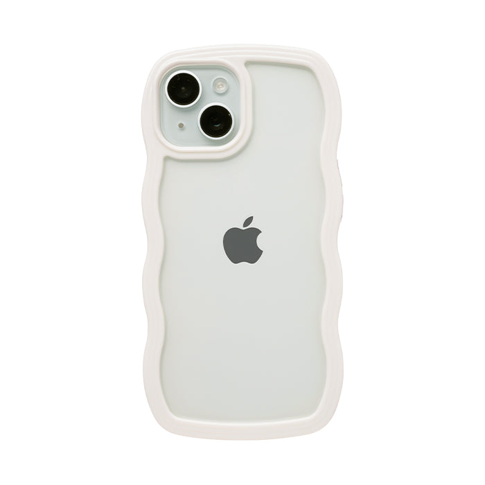 [iPhone 17/17 Pro/16/16 Pro/15/15 Pro/14/14 Pro/13/13 Pro/12/12 Pro/SE(第3/第2世代)/8/7専用]ULTRA FINE Wavy Frame iPhoneケース