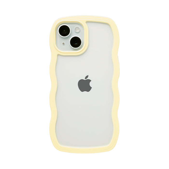[iPhone 17/17 Pro/16/16 Pro/15/15 Pro/14/14 Pro/13/13 Pro/12/12 Pro/SE(第3/第2世代)/8/7専用]ULTRA FINE Wavy Frame iPhoneケース