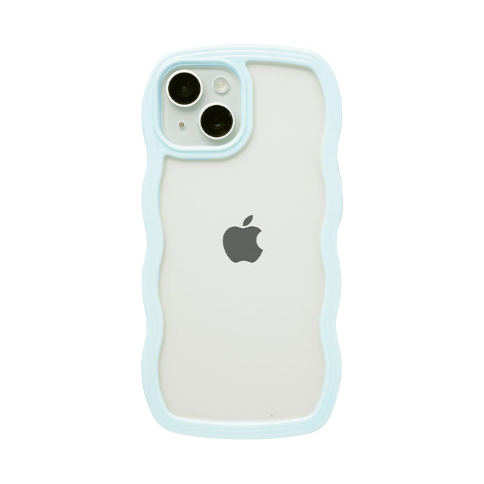 [iPhone 17/17 Pro/16/16 Pro/15/15 Pro/14/14 Pro/13/13 Pro/12/12 Pro/SE(第3/第2世代)/8/7専用]ULTRA FINE Wavy Frame iPhoneケース